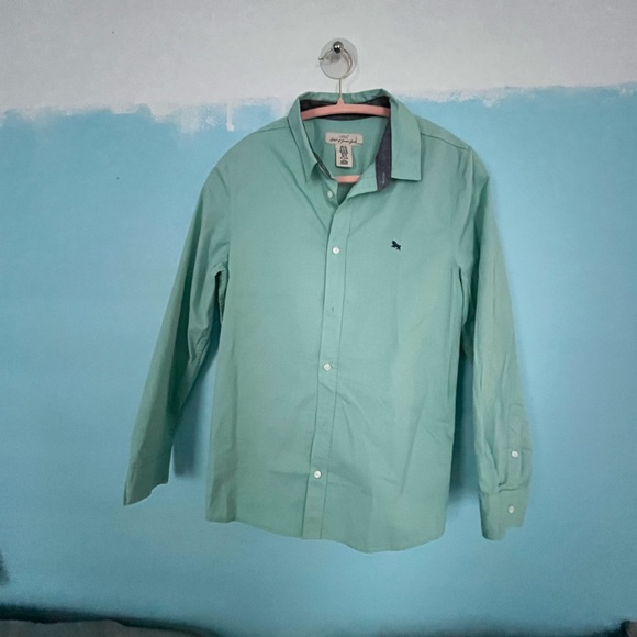 Logg Boys Green Button-Down Shirt - Picture 2 of 2